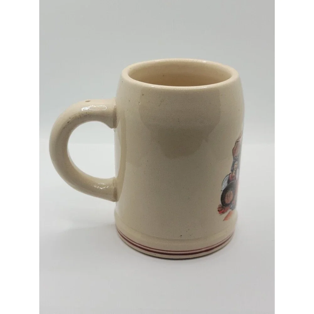 Vtg German Stoneware Beer Stein Pub Drinking Men